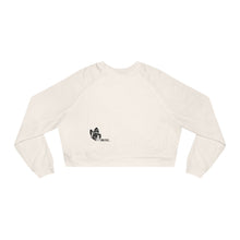 Load image into Gallery viewer, Go OM Yourself Ahimsa/Loka Mantra Women&#39;s Cropped Fleece Pullover - Go OM Yourself