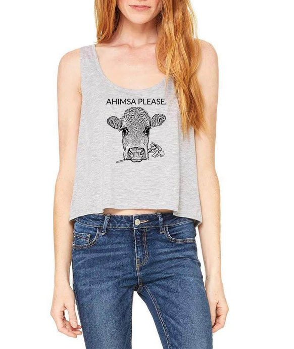 Ahimsa Festival Flow Vegan Tank Top - Go OM Yourself