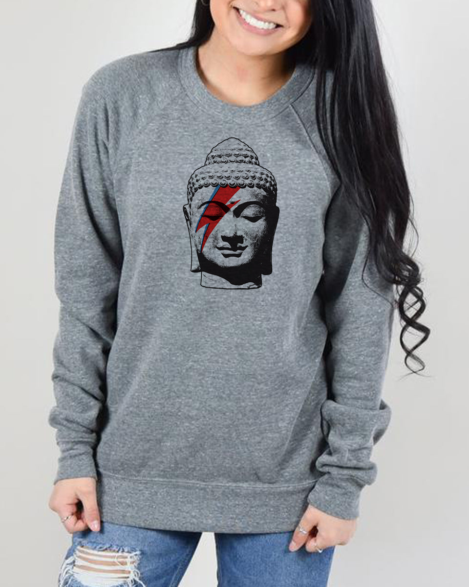 Yogi Stardust Crew Neck Fleece Ragland - Ananda Fleece Raglan - Go OM Yourself