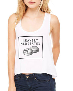 Heavily Meditated - Yoga Graphic Tee - Go OM Yourself