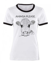 Load image into Gallery viewer, Ahimsa Please - Kindness and Non-Cruelty T-Shirt - Go OM Yourself