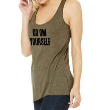 Load image into Gallery viewer, Yoga Tank Tops - Go OM Yourself Backstage Tank (FONT AND CENTER) - Go OM Yourself