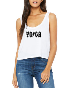 "Whole Lotta Yogi" Rock and Roll Festival Flow Yoga Tank - Go OM Yourself
